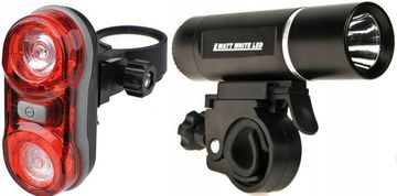 LED BICIKLISTIČKA SVJETLA PREDNJE + STRAŽNJE, SET BATERIJA