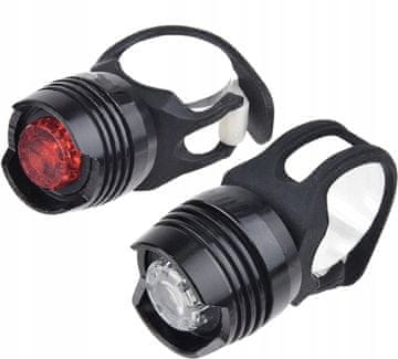LED BICIKLISTIČKA SVJETLA PREDNJA + STRAŽNJA SET ZA BICIKL