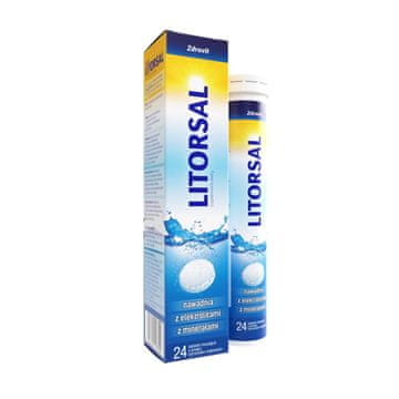 Zdrovit Litorsal šumeće tablete - okus limuna i mente 1 pakiranje - 24 kom.