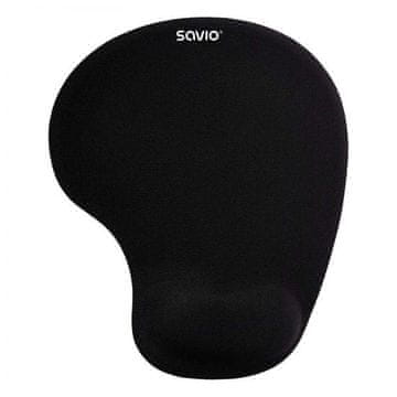 SAVIO Podloga za miša SAVIO MP-01B gel podloga, crna