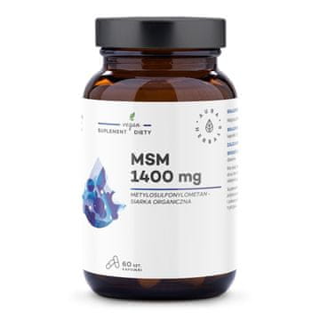 Aura Herbals MSM organski sumpor 1400 mg - dodatak prehrani 60 kapsula