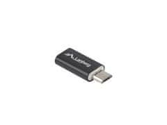Lanberg Adapter Lanberg USB type-C(F) - micro USB-B(M) crni