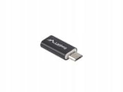 Lanberg Adapter Lanberg USB type-C(F) - micro USB-B(M) crni