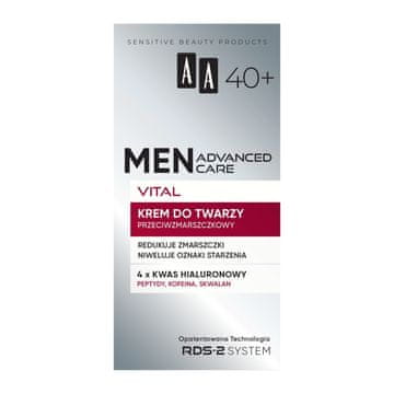 AA Men Advanced Care Vital krema za lice protiv bora za muškarce 40+ 50 ml