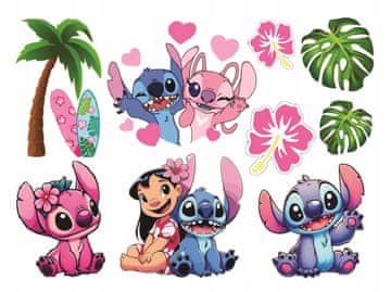 Privremene tetovaže LILO i STITCH rođendanska zabava 9 kom.