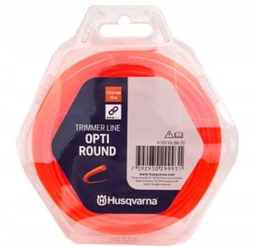 Husqvarna Originalna struna za okrugle trimere Husqvarna Opti 2,4 x 15 m