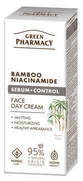 ELFA PHARM Dnevna krema za lice Green Pharmacy s bambusom i niacinamidom 50 ml