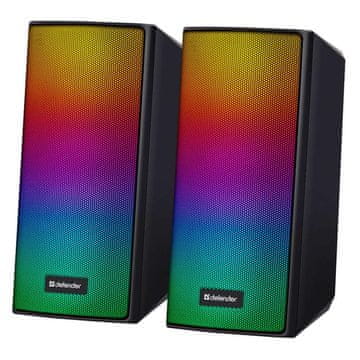 Defender SPITFIRE 2.0 6W Bluetooth USB zvučnici RGB pozadinsko osvjetljenje MP3