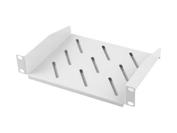 Lanberg Polica za ormare 10" 310mm siva Lanberg (1U/254x180mm nosivost do 20kg, montaža 4-točkasta)