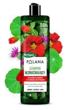 HERBAPOL Polana Šampon za jačanje oslabljene kose sklone opadanju 400 ml