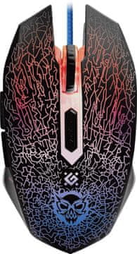 Defender Mysz žična Defender Shock GM-110L 3200 dpi 6p s podlogom Gaming i igrom