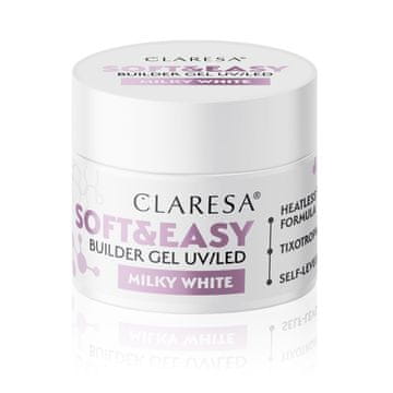Claresa Soft&Easy gel za nokte - mliječno bijela 12 g