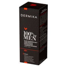 Dermika 100% za muškarce Snažno regenerirajuća krema protiv bora i dubokih brazdi 60+ dan/noć 50 ml