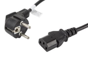 Lanberg CEE 7/7 -> IEC 320 C13 Kabel za napajanje 1,8 m VDE Crni