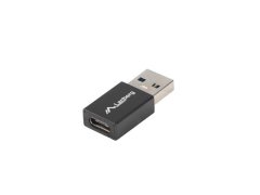 Lanberg Adapter Lanberg USB type-C(F) - USB-A(M) 3.1 crni
