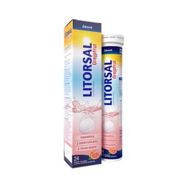 Zdrovit Litorsal šumeće tablete s okusom grejpa - dodatak prehrani 1 pakiranje - 24 tablete