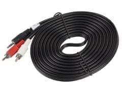 Lanberg Kabel Lanberg audio stereo minijack na 2x chinch m/m, 5m