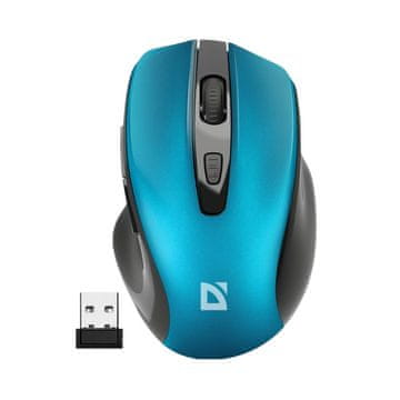 Defender Bežična optička silent miš Defender PRIME MB-053, 1600 dpi, plava