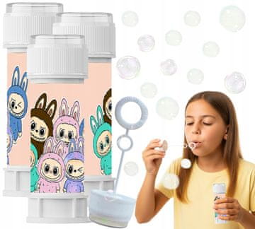 INNA Mjehurići od sapunice za djecu LABUBU Labu-bu rođendan zabava 60 ml