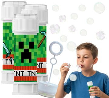 INNA Mjehurići od sapunice za djecu PIXELE TNT Pikseli kompjuterska igra rođendan 60ml
