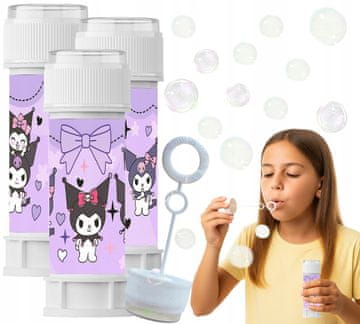 INNA MJEHURIĆI OD SAPUNICE za djecu KUROMI KITTY HALO Zeko Rođendanska zabava 60ml