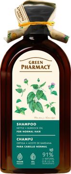 ELFA PHARM GREEN PHARMACY Šampon s uljem koprive i čička za normalnu kosu 350 ml
