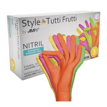 AMPri Nitrilne rukavice S boje Style Tutti Frutti 96 kom