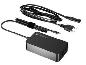 Natec Grayling USB-C 45W univerzalni adapter za napajanje za laptope, tablete i telefone