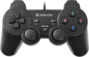 Defender Žičani gamepad defender omega, efekt vibracije, usb