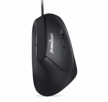 Perixx Perimice-515 ii optička vertikalna žičana miš, crna