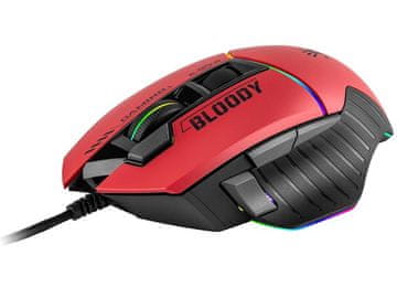 A4Tech Mysz przewodowa A4Tech Bloody W95Max usb sport crvena