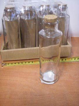 Chomik Staklena boca od 12 komada, 175 ml, + čep PAN9777