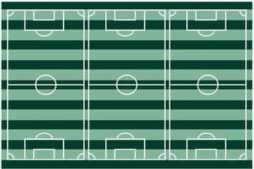 Folija stolnjak za nogometno igralište s travom za stadion, nogometni rođendan 120x180cm