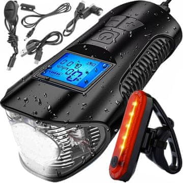 LED svjetlo za bicikl s brojačem 23680