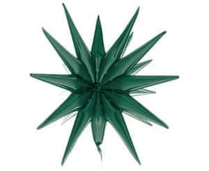 GoDan 3D folija balon zvijezda boca zelena 50 x 46cm FG-G3ZB