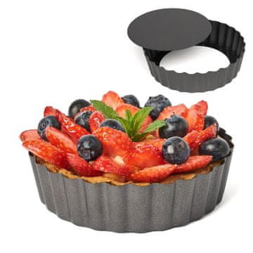 Kalup za tart s odvojivim dnom okrugli 12 x 2 cm