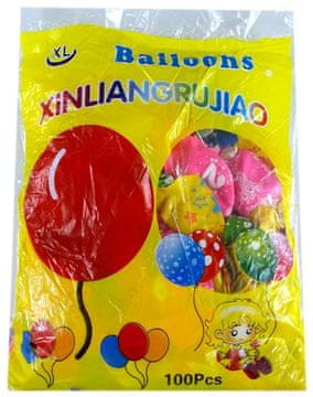 Import 100 balona s printom | BL-117
