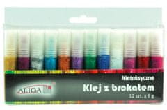 Aliga ljepilo s glitterom 12 kom | MT-6609