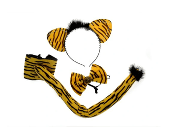 Set ''Tigar'' (traka za glavu, leptir-mašna, rep) | 67-65