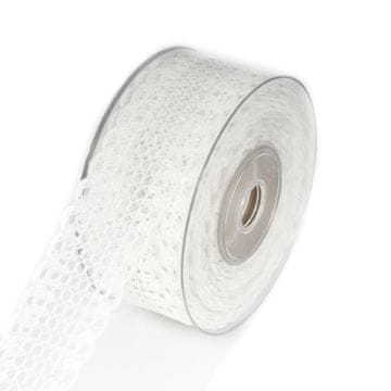 tkana čipka Modena bijela 4 cm x 10 m | 224162 .M.04/10 01-00-00