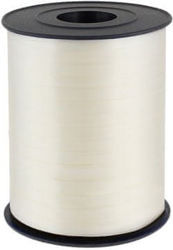 Wstążka pastelowa 0 5 cm x 500 m Perłowa biała