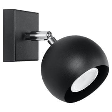 Sollux Zidna lampa oculare 1 GU10 crna SL.0443