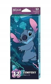 CoolPack Disney Core Stitch tempera boje 12 boja 12 ml u tubama