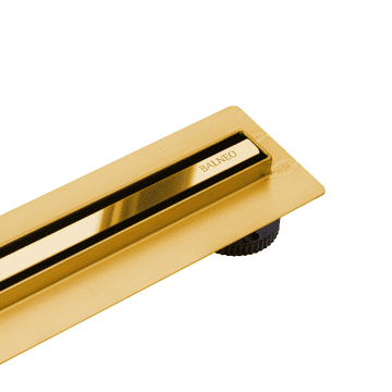 Slim&Low ProLine Mirror Gold linearni odvod 80 cm, zlatni zrcalni