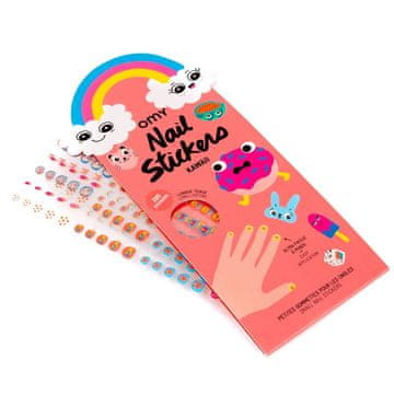OMY Kawaii naljepnice za nokte za djecu 200 komada,