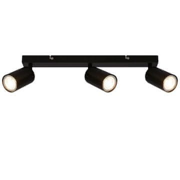 LED stropna svjetiljka 3xGU10 crna 3000K rotirajuća 44cm moderna DNEVNI BORAVAK