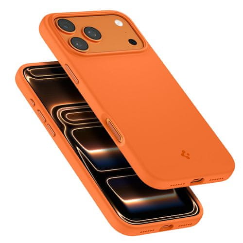 Spigen Silicone Fit MagSafe cosmic orange iPhone 17 Pro Max