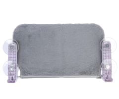 PET Comfort krevet / viseća mreža za mačke, prostrana, čvrsto pričvršćivanje na prozor / zid, mekana površina, 52x32x10cm, siva