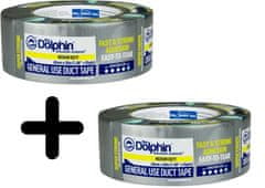 Blue Dolphin Ljepljiva traka od tekstila SIVA - 2 kom