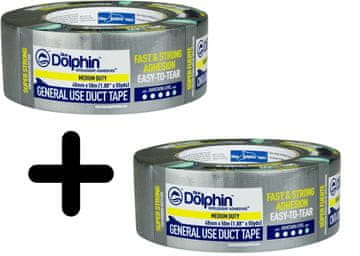 Blue Dolphin Ljepljiva traka od tekstila SIVA - 2 kom